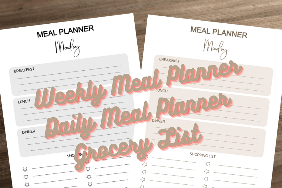 free printable meal planner